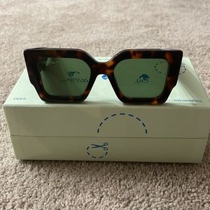 OFF-WHITE Catalina Sunglasses Brown (Green - Lenses)